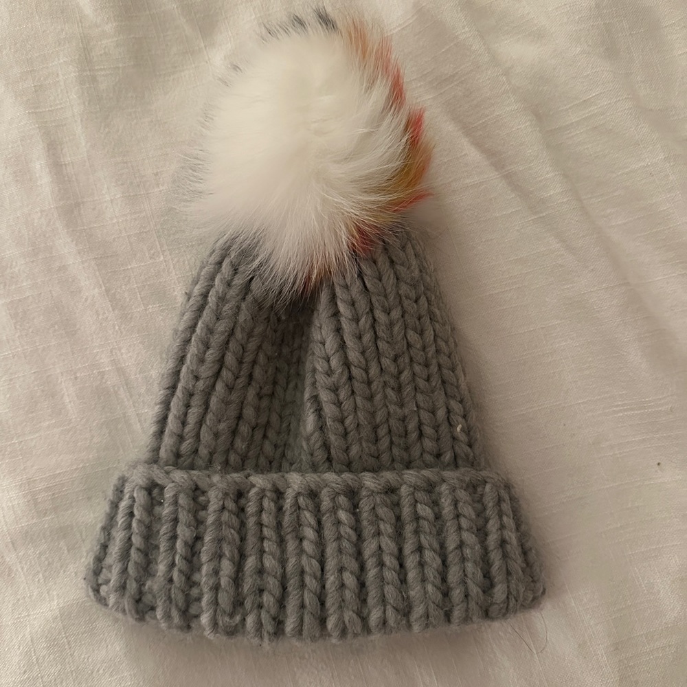 Eugenia Kim Wool and Fur Beanie